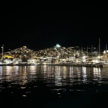 House By The Beach,next To Village,sunset View Finikas (Syros)
