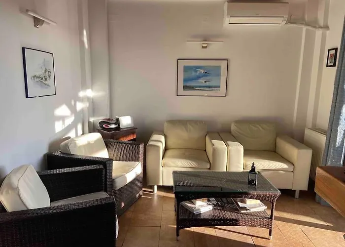 House By The Beach,next To Village,sunset View Finikas (Syros)